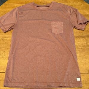 Vuori Tradewind Performance Tee Size L Color Penny Heather